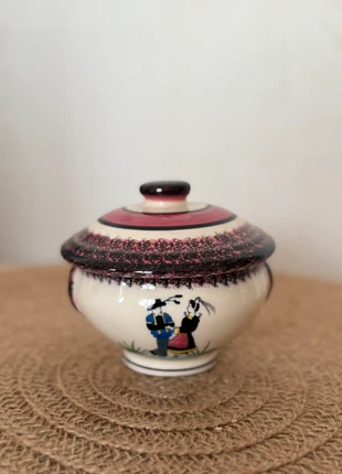 Petit bol avec son couvercle, brand: Henriot Quimper, condizioni: Ottime, €5.00, €5.95 include la Protezione acquisti