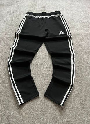 Adidas Track Pant Jogger Three Stripes Embroidered Logo Black White, marca: adidas, estado: Muito bom, tamanho: S, €14.90, €16.35 inclui Proteção do Comprador