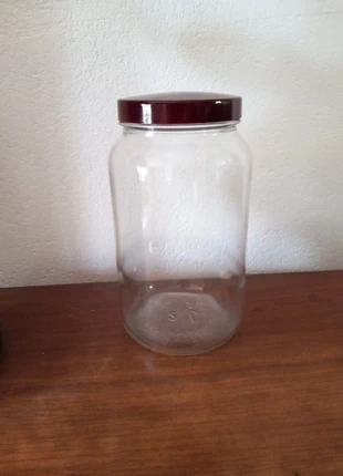 Bocal ancien avec couvercle bakélite, marque: Vintage stockage alimentaire, état: Très bon état, 20,00 €, 21,70 € Protection acheteurs incluse