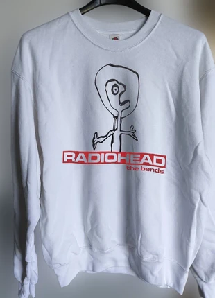 Felpa bianca Radiohead | The Bends, marque: nobrand, état: Très bon état, taille: L, 20,00 €, 21,70 € Protection acheteurs (Pro) incluse