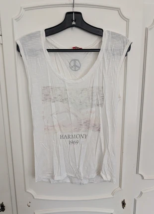 Weißes Top mit zartem Print – Review, Größe S, Boho Cottagecore Vibe, état: Très bon état, taille: S / 36 / 8, 2,50 €, 3,33 € Protection acheteurs incluse