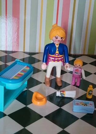 Playmobil  - Maman avec son bébé, brand: Playmobil, condition: Very good, size: One size, €5.00, €5.95 includes Buyer Protection