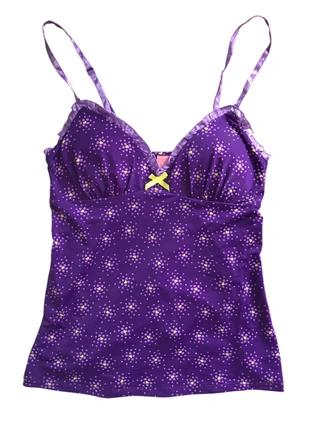 Top vintage coquette à bretelles et noeud, marca: COQUETTE, estado: Muy bueno, tamaño: S / 36 / 8, 13,00 €, 14,35 € Protección al comprador incluida