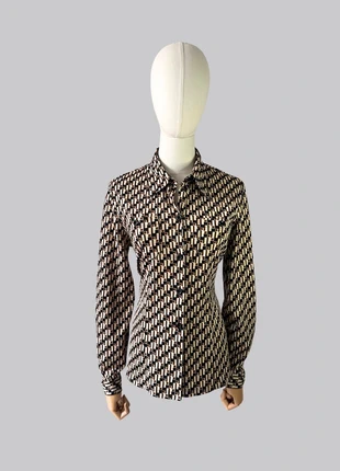 Vintage Graphic Long Sleeve Shirt | Square Print Back | Women S-M, brand: NO LABEL, condition: Very good, size: M / 10, £17.89, £19.48 includes Buyer Protection