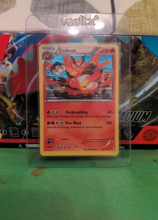 Holo Emboar Boundaries Crossed 26/149, brand: Pokémon, condition: Very good, £1.50, £2.28 includes Buyer Protection