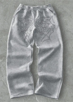 Y2K Baggy Jogger Stripe Track Pants Gray Fit, brand: Vintage Dressing, condizioni: Nuovo senza cartellino, taglia: M, €37.00, €39.55 include la Protezione acquisti