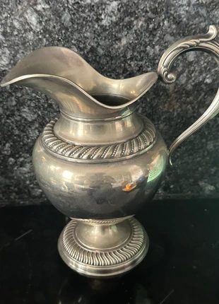 Jarra antigua acero inoxidable cruche brocca, marca: Local, estado: Muy bueno, 29,90 €, 32,10 € Protección al comprador incluida