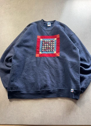 Sweat Crewnek Russel Athletic USA vintage marine – Taille L Oversize (Unisexe), marque: Russel Athletic, état: Très bon état, taille: L, 27,00 €, 29,05 € Protection acheteurs (Pro) incluse