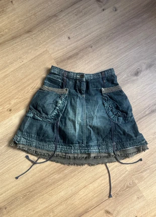 Vintage Jeans Skirt, marke: Vintage Love, zustand: Gut, größe: XS / 34 / 6, 10,00 €, 11,20 € inklusive Vinted-Käuferschutz