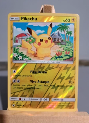 Pikachu 30/111 reverse - Pokémon SL invasion carmin FR, brand: Pokémon, condition: Very good, €7.00, €8.05 includes Buyer Protection