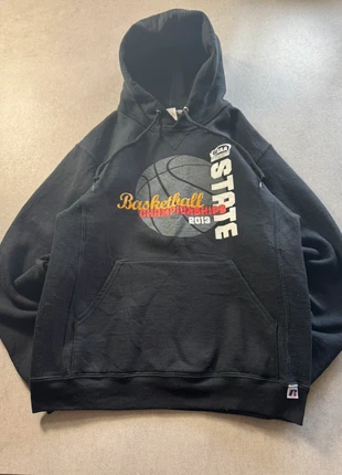 Hoodie / Pull à capuche Russel Athletic USA vintage noir – Taille S Oversize (Unisexe), brand: Russel Athletic, condition: Very good, size: S, €25.00, €26.95 includes Buyer Protection Pro