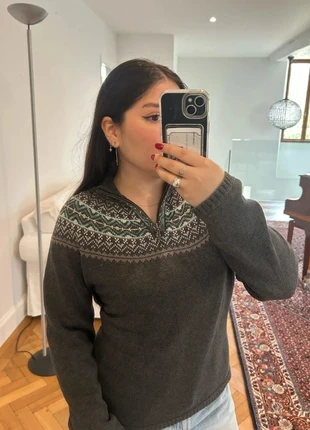 Pull polaire femme gris à motif ll bean L, marque: L.L. Bean, état: Très bon état, taille: L / 40 / 12, 9,90 €, 11,10 € Protection acheteurs incluse