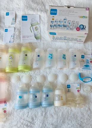 Lot MAM Kit biberons Easy start & 4 biberons 260ml, brand: MAM, condizioni: Buone, €15.00, €16.45 include la Protezione acquisti