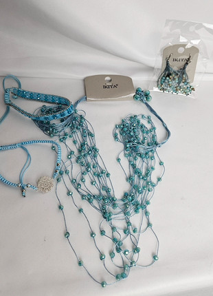 Parure Ciel Bleu IKITA – Collier, Bracelets & Boucles déstockage, marke: Ikita, zustand: Sehr gut, 6,00 €, 7,00 € beinhaltet Vinted-Käuferschutz Pro