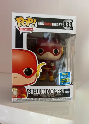 Figurine Funko Pop Sheldon Cooper The Flash, The Big Bang Theory Édition limitée 833, merk: Funko Pop, staat: Heel goed, maat: Universeel, € 50,00, € 53,20 inclusief Kopersbescherming