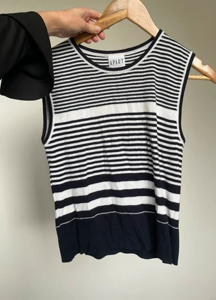 Marinière sans manche, merk: Apart, staat: Heel goed, maat: M / 38 / 10, € 10,50, € 11,73 inclusief Kopersbescherming