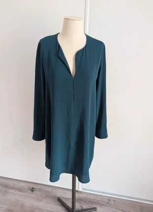 Robe droite vert sapin Mango en taille S, marke: Mango, zustand: Sehr gut, größe: S / 36 / 8, 5,50 €, 6,48 € inklusive Vinted-Käuferschutz