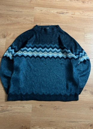 Pull col montant vintage à motifs « classic elements woman » made in usa 🇺🇸 bleu taille XL femme, marque: Vintage Dressing, état: Bon état, taille: XL / 42 / 14, 15,00 €, 16,45 € Protection acheteurs (Pro) incluse