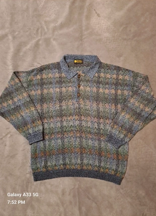 Maglione vintage multicolore fantasia zig zag 90s, marca: Vintage Dressing, estado: Muito bom, tamanho: M, €20.00, €21.70 inclui Proteção do Comprador