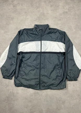 Coupe-Vent Athletic Works Vintage Rétro Style 90s - Veste Sport Grise Blanche - Grande Taille XL/XXL, brand: Athletic Works, condition: Good, size: XL, €15.00, €16.45 includes Buyer Protection