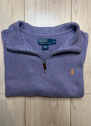 Beau Pull Ralph Lauren Half Zip -mauve-Coton-taille XL, brand: Polo Ralph Lauren, condition: Very good, size: XL, €35.00, €37.45 includes Buyer Protection