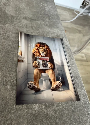 Affiche murale lion A5, brand: Lion, condition: New without tags, €2.00, €2.80 includes Buyer Protection Pro