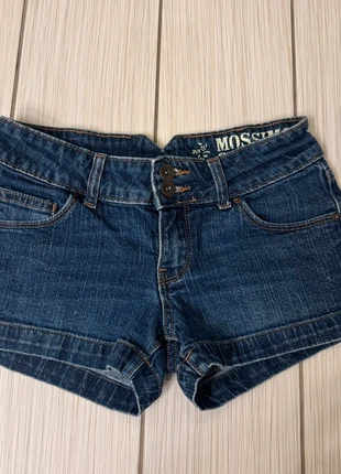 Low Rise Mini Jean Shorts, brand: Mossimo Supply Co., condition: Very good, size: 2 / XS, $30.00, $32.20 includes Buyer Protection
