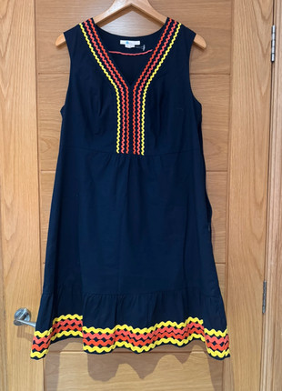 Boden navy ric rac Summer dress, brand: Boden, condition: New without tags, size: XXL / 16, £25.00, £26.95 includes Buyer Protection