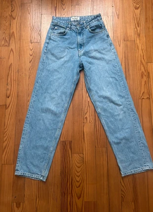 Jean  baggy Pull and Bear bleu, marca: Pull & Bear, estado: Muy bueno, tamaño: W27 | ES 36, 7,00 €, 8,05 € Protección al comprador incluida