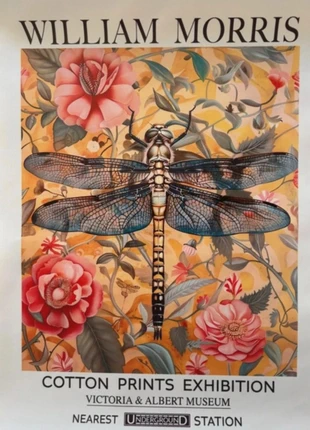 Affiche abstraite sur toile, marca: William Morris, estado: Muito bom, €8.50, €9.63 inclui Proteção do Comprador