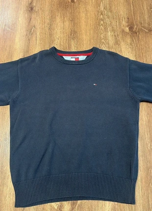 Pull Tommy Hilfiger | Bleu marine | M, merk: Tommy Hilfiger, staat: Heel goed, maat: M, € 15,00, € 16,45 inclusief Kopersbescherming