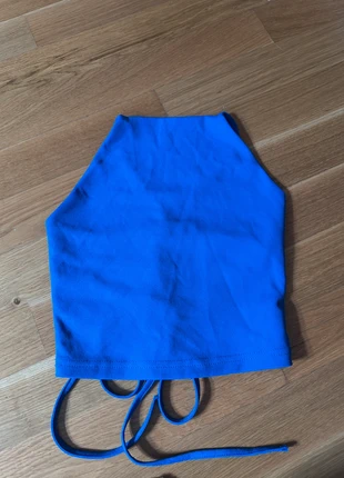 Blaues Top zum Schnüren – stylisch & sommerlich, brand: Sonstiges, condizioni: Ottime, taglia: S / IT 40 / EU 36, €3.00, €3.85 include la Protezione acquisti