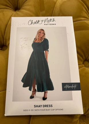 Chalk and notch, Shay dress sewing pattern, brand: Chalk and Notch, condition: New with tags, £10.00, £11.20 includes Buyer Protection