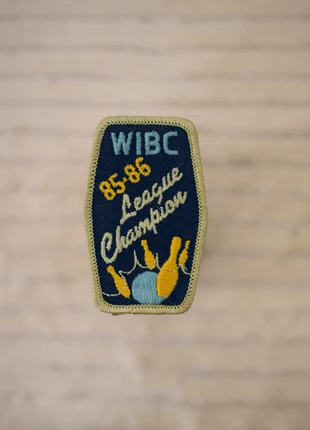 Patch WIBC League Champion 1985-1986 - US Vintage, marque: Vintage Dressing, état: Neuf sans étiquette, 4,00 €, 4,90 € Protection acheteurs incluse