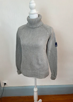 Pull Col Roulé Calvin Klein Gris Vintage Femme Taille S, merk: Calvin Klein, staat: Goed, maat: S / 36 / 8, € 18,00, € 19,60 inclusief Kopersbescherming