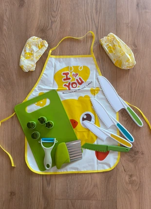 Set lot 14 pièces de Cuisine Montessori Sécurisé pour Enfants Couteaux & Accessoires, marke: Montessori, zustand: Neu, größe: 3 Jahre / 98, 15,00 €, 16,45 € inklusive Vinted-Käuferschutz