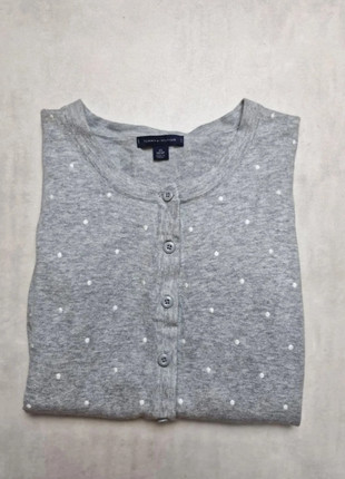 tommy hilfiger haut à pois manches longues femme xs gris et blanc, brand: Tommy Hilfiger, condizioni: Ottime, taglia: XS / IT 38 / EU 34, €17.00, €18.55 include la Protezione acquisti