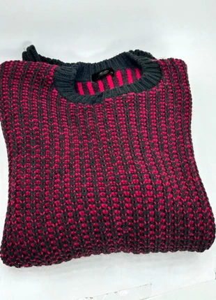 Men's Vintage Wool Blend Sweater Geometric Diamond Pattern Black & Red Pullover, marque: Vintage Dressing, état: Très bon état, taille: XL, 27,00 €, 29,05 € Protection acheteurs (Pro) incluse