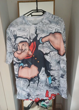 Popeye the Sailor Man Top UK XXL #popeyethesailorman #popeyeolive #popeyevintage, brand: Popeye, condition: New without tags, size: XXL, £8.00, £9.10 includes Buyer Protection