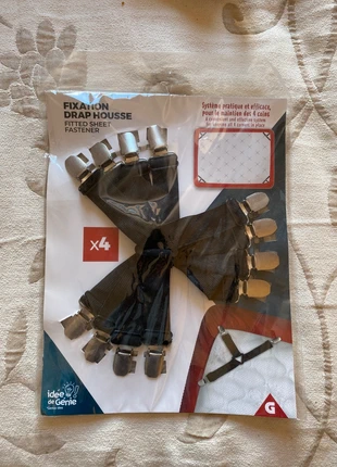 fixateur pour drap house, brand: GiFi, condizioni: Nuovo con cartellino, taglia: King size (180-200 cm x 200 cm), €1.50, €2.28 include la Protezione acquisti
