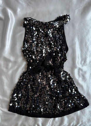 Top vintage style ibiza sequin argenté made in italy - S, marke: Vintage Love, zustand: Sehr gut, größe: S / 36 / 8, 35,00 €, 37,45 € inklusive Vinted-Käuferschutz