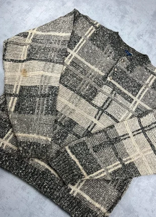 Pull vintage marron gris Made in USA col à boutons / Pull d'hiver à motifs - L, marke: Vintage Dressing, zustand: Sehr gut, größe: L, 22,00 €, 23,80 € inklusive Vinted-Käuferschutz