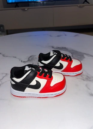 Nike Dunk Low – Red, Black & White, brand: Nike, condition: Very good, size: 19, €23.00, €24.85 includes Buyer Protection