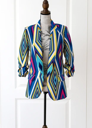 Veste New Collection Multicolore Taille M/ Made in Italie, marca: New Collection, estado: Muito bom, tamanho: M / 38 / 10, €25.00, €26.95 inclui Proteção do Comprador