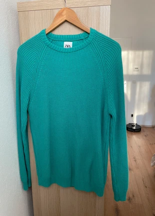 Türkiser Strickpullover von Zara - weich & stylisch, marke: Zara, zustand: Neu, größe: M / 38 / 10, 6,00 €, 6,50 € inklusive Vinted-Käuferschutz