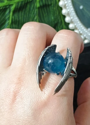 Anillo de Aguamarina natural Plata, brand: Silver, condizioni: Ottime, taglia: Regolabile, €75.00, €79.45 include la Protezione acquisti