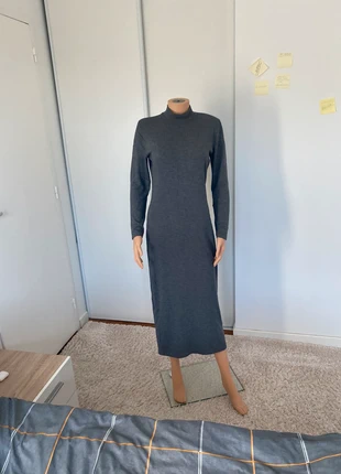 Robe d hiver classe gris longue, brand: Shirting, condition: Good, size: M / 38 / 10, €5.00, €5.95 includes Buyer Protection