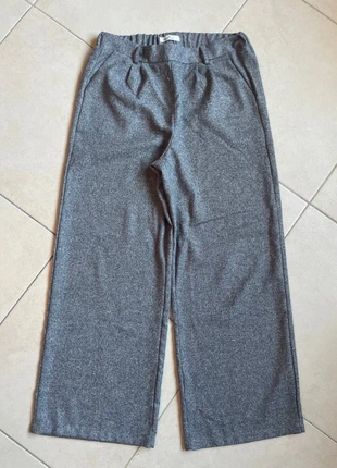 Pantalon large taille haute élastique chiné gris Cerise Blue, marque: Cerise Blue, état: Bon état, taille: M / 38 / 10, 5,00 €, 5,95 € Protection acheteurs incluse