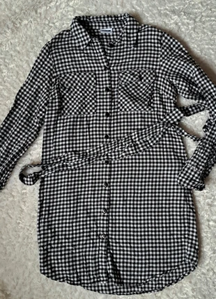 Robe chemise carreaux - Noisy May - taille S - flanelle automne hiver - ceinture, condizioni: Ottime, taglia: S / IT 40 / EU 36, €8.00, €9.10 include la Protezione acquisti