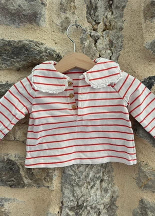 Marinière Monoprix, marke: Monoprix, zustand: Gut, größe: 3-6 Monate / 62, 3,00 €, 3,85 € inklusive Vinted-Käuferschutz